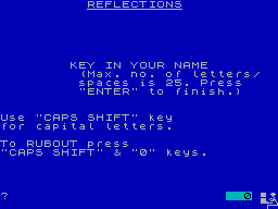 Reflections (1983)(Artic Computing)